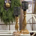 Drevený svietnik "L"