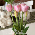 Kytica tulipánov ružová