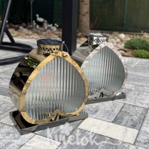 fotovoltaický svietnik srdce v29cm