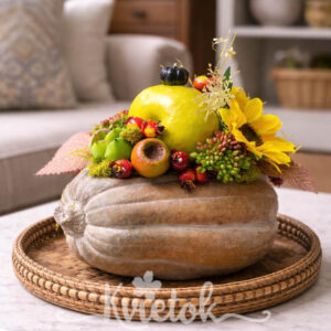 jesenný aranžmán 22 x 18 cm