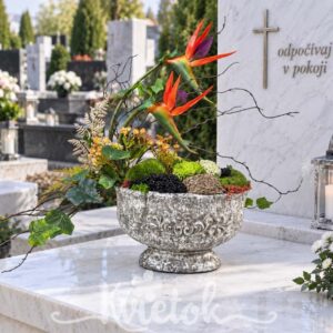 smútočný aranžmán 25/58cm