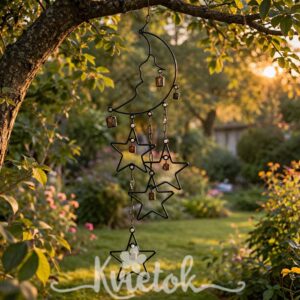 zvonkohra mesiac a hviezdy 77 cm